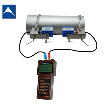 Hot sales portable ultra sonic flowmeter/handheld water flow meter/handheld ultra sonic flowmeter made in China